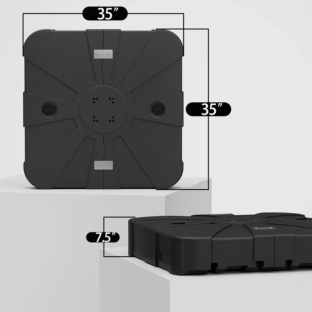Double Top Cantilever Patio Umbrella Base- 287 LBS