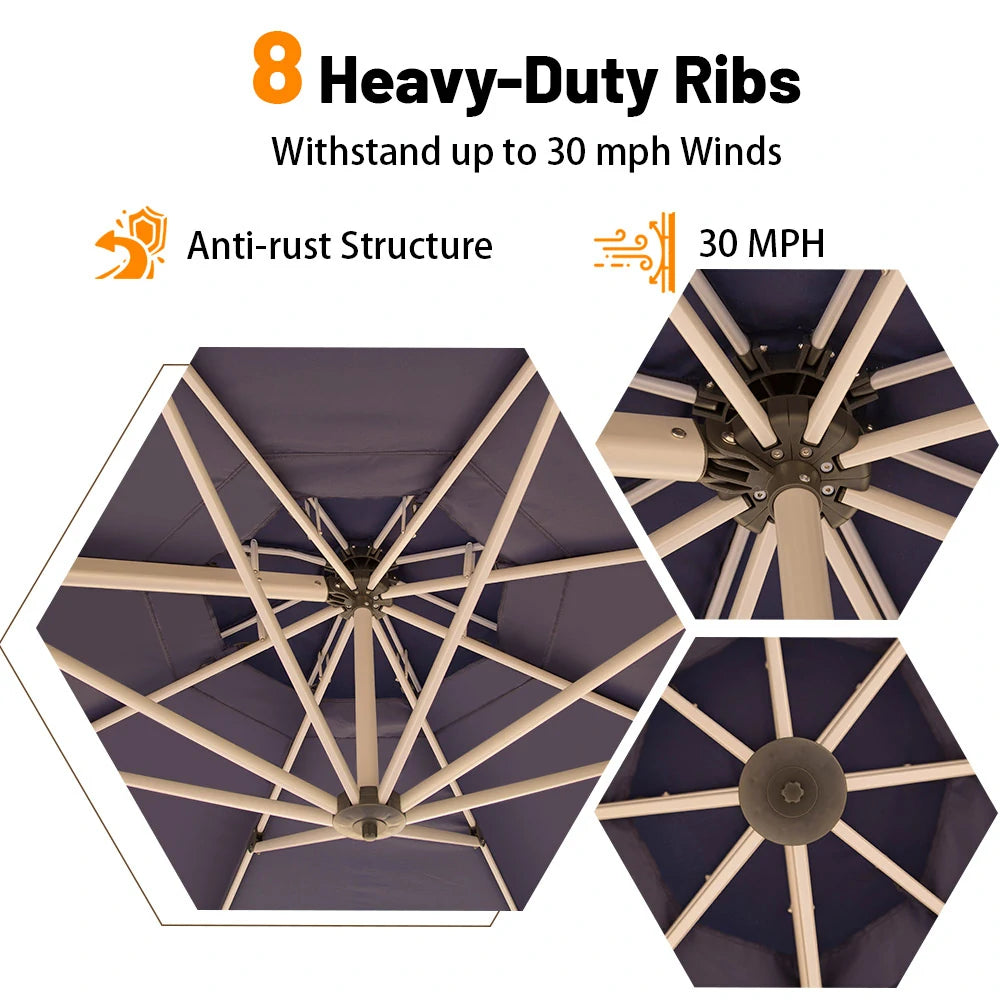 domi patio umbrella #color_Navy Blue