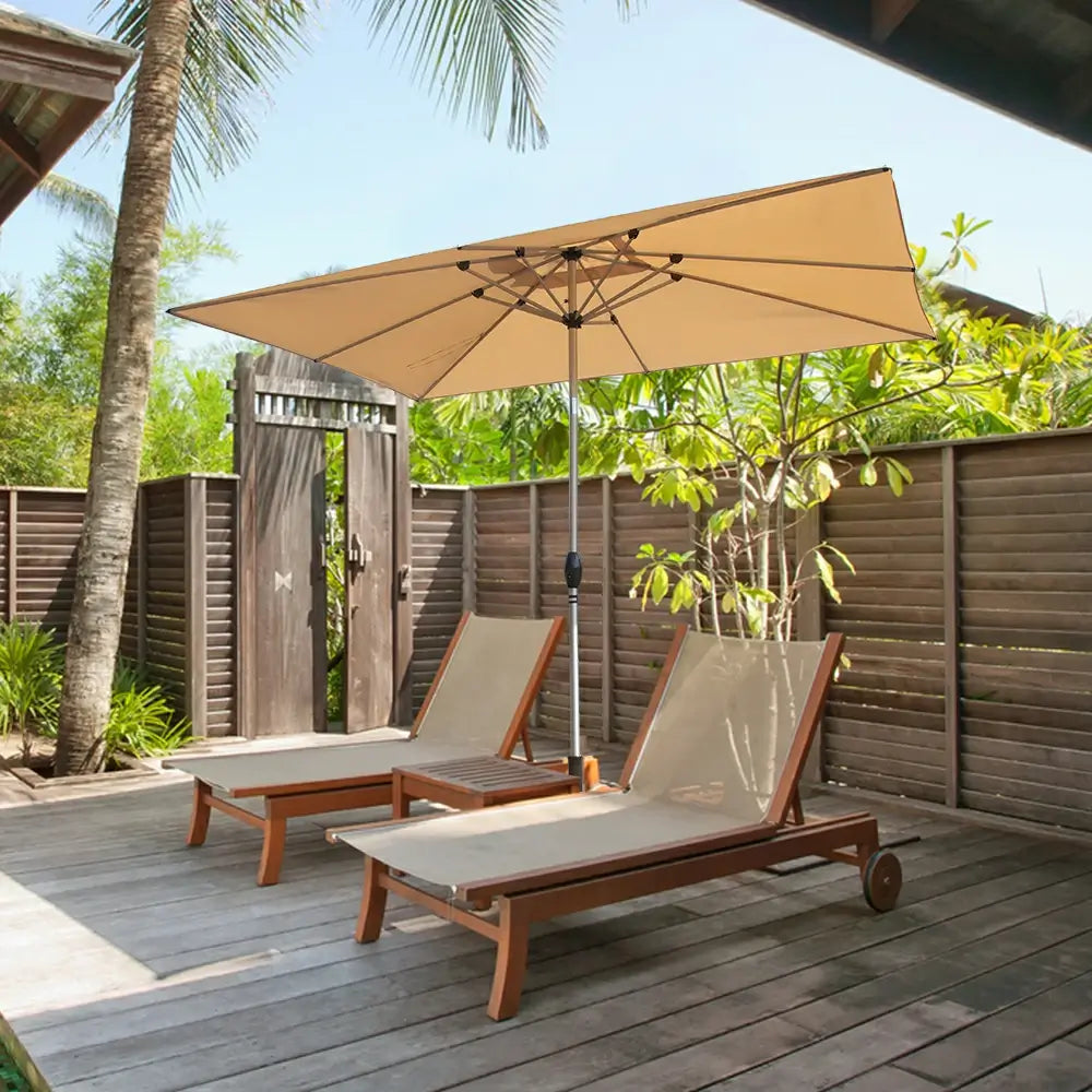 domi market umbrella rectangle #color_beige