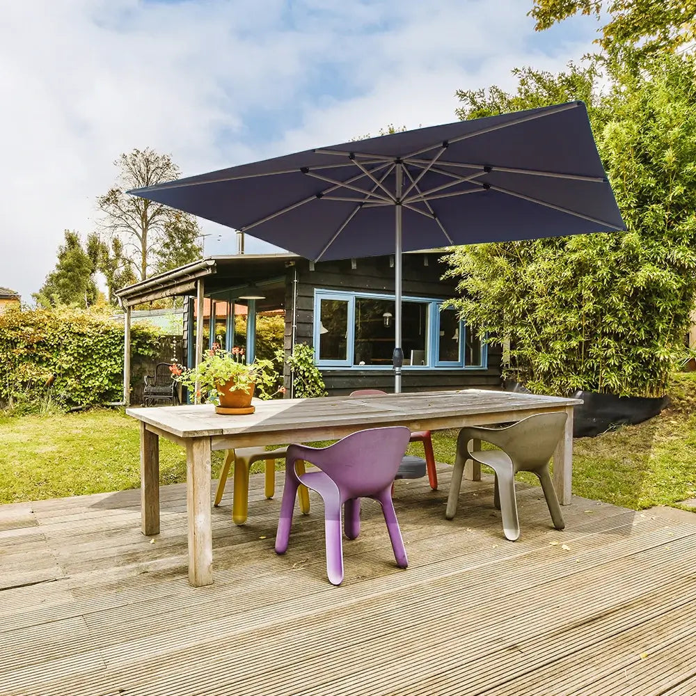 domi market umbrella rectangle #color_navy blue