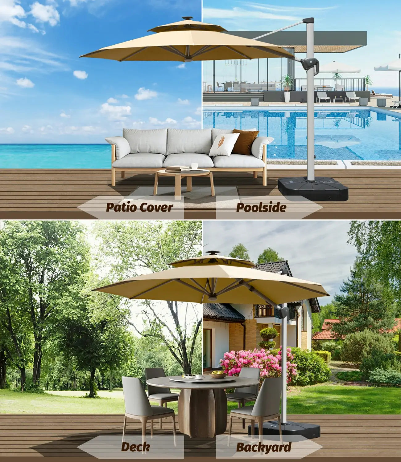 Domi Cantilever Patio Umbrella