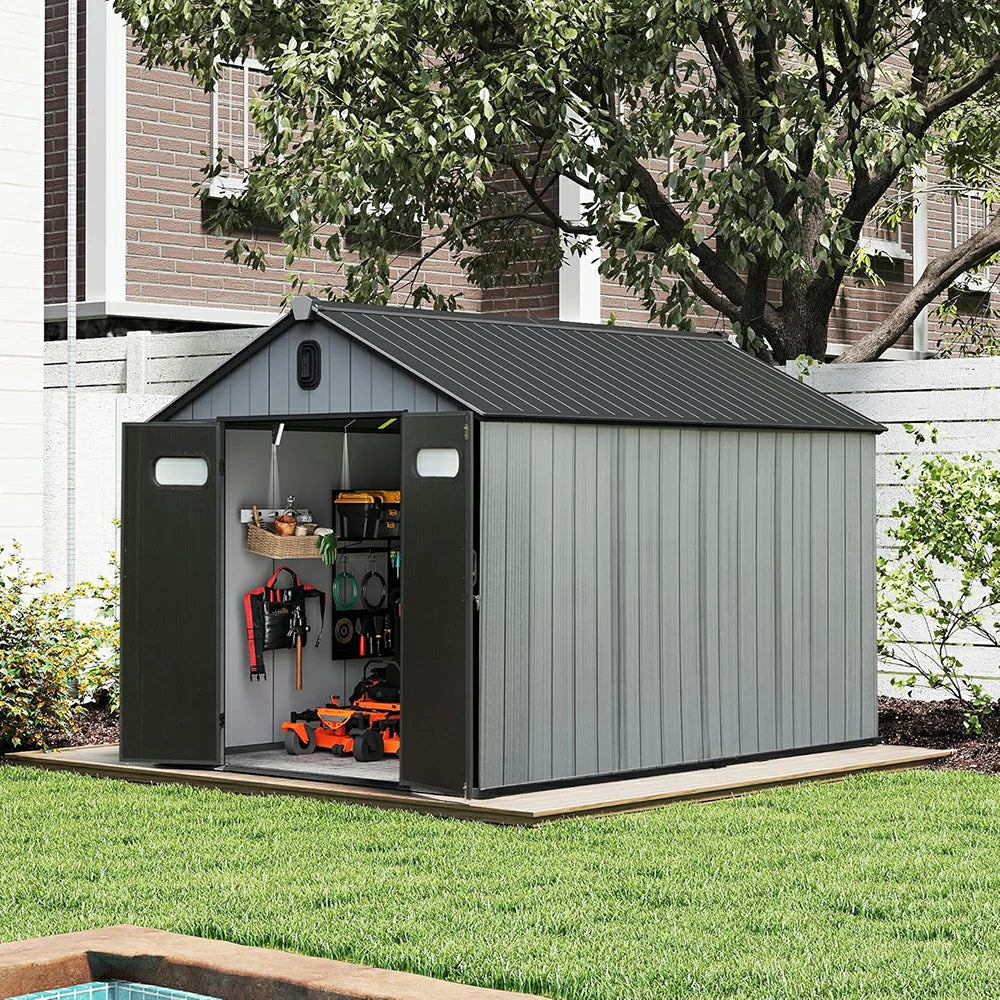Domi Outdoor Living resin storage shed#size_8x10 FT