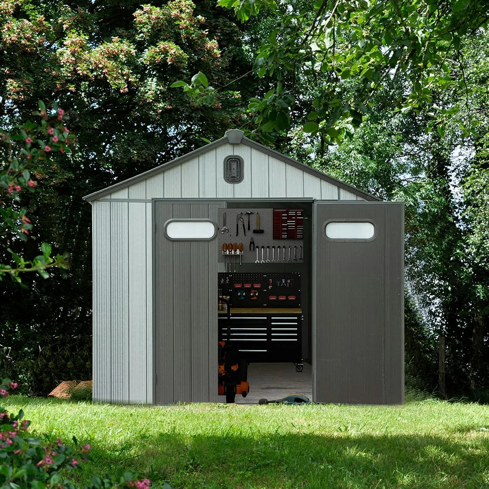 Domi Outdoor Living resin storage shed#size_8x10 FT