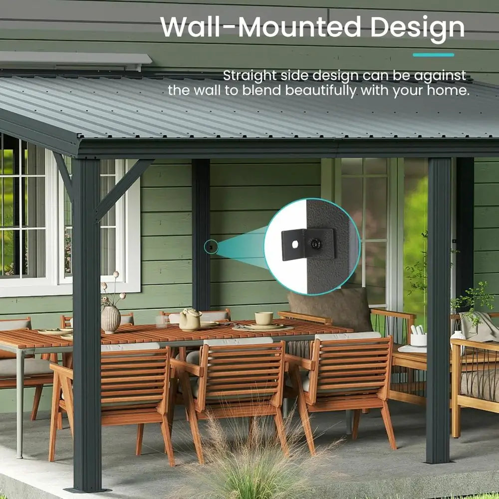 Domi wall mounted gazebo#size_10'x16'