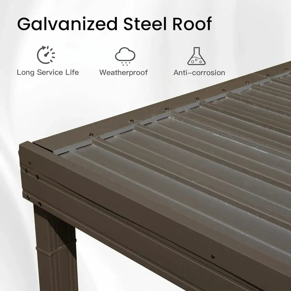 Domi wall mounted gazebo#size_12'x16'