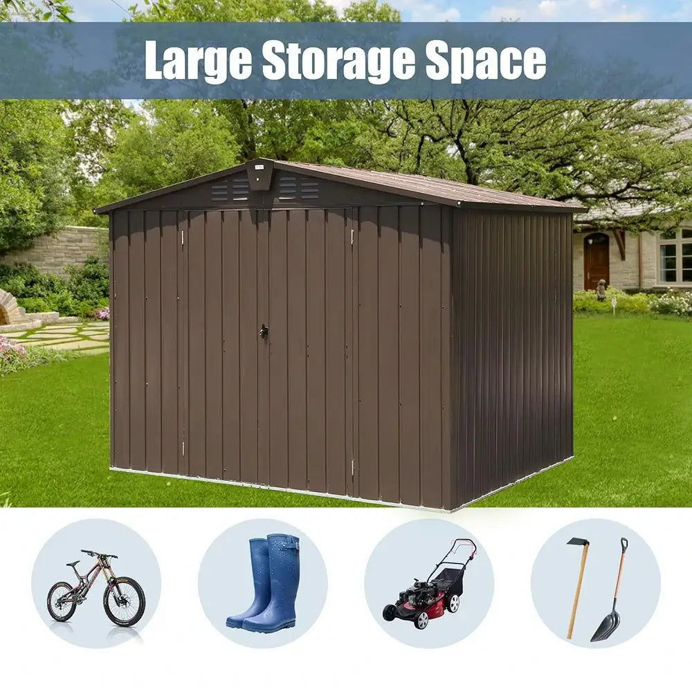 Domi Outdoor Living storage shed#size_7.6'x6'
