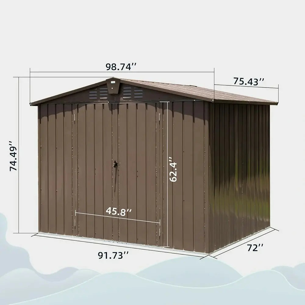 Domi Outdoor Living storage shed#size_7.6'x6'