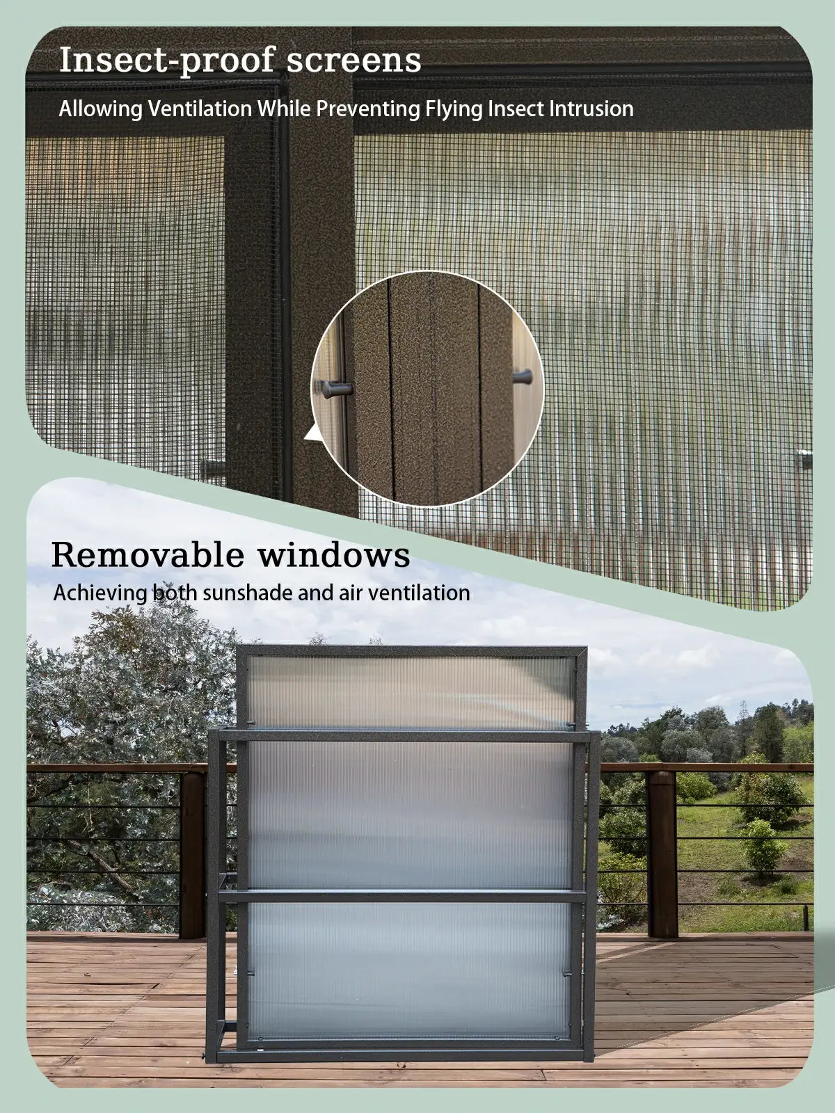 domi wall mounted sunroom