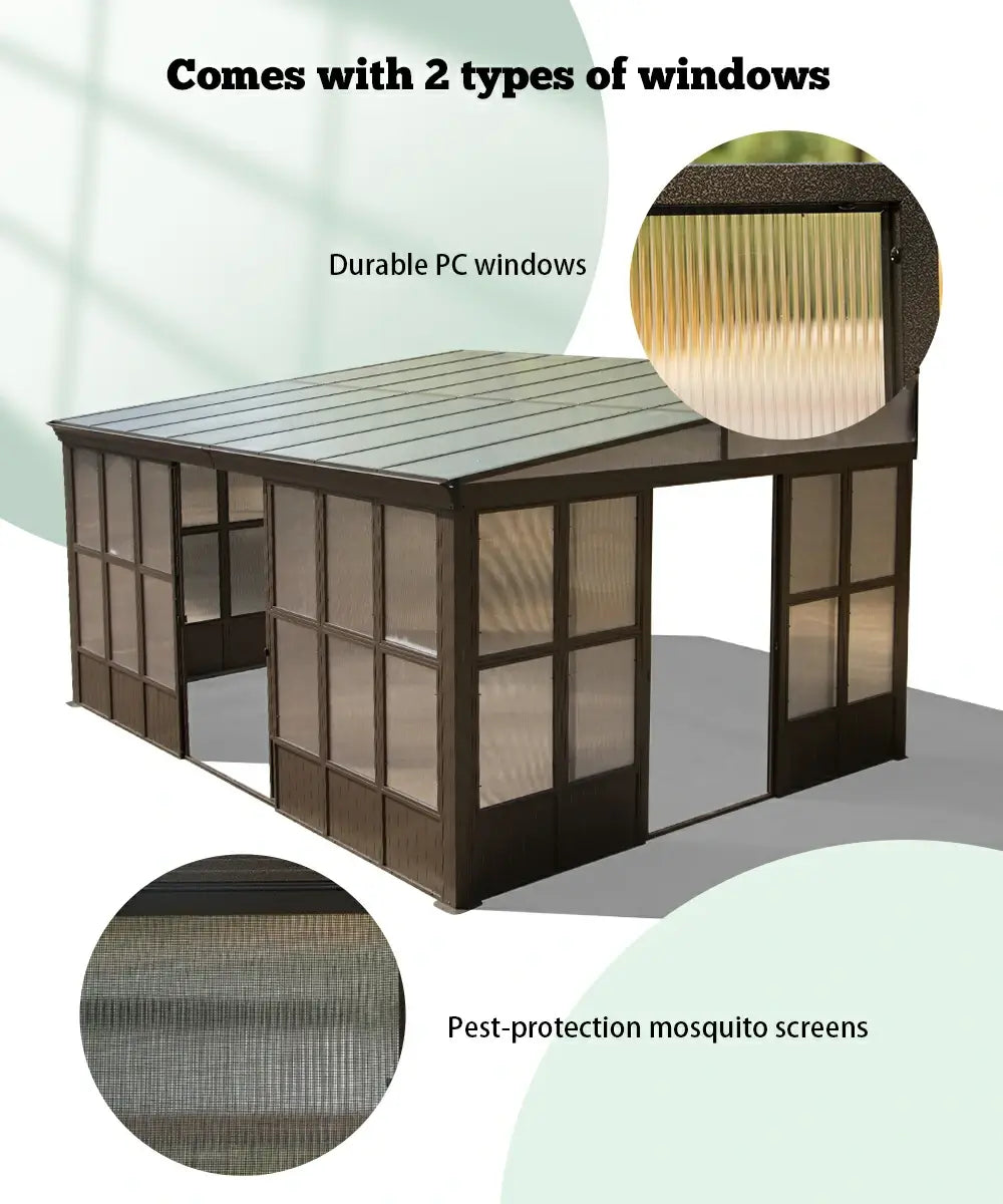 domi wall mounted sunroom
