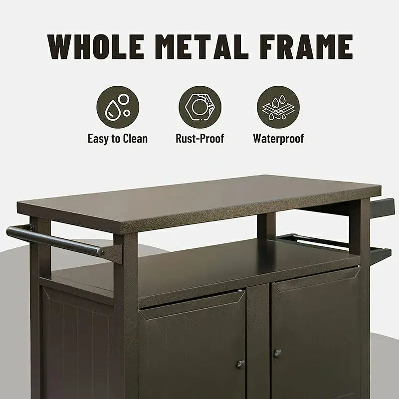 Domi grill cart brown#size_x-large