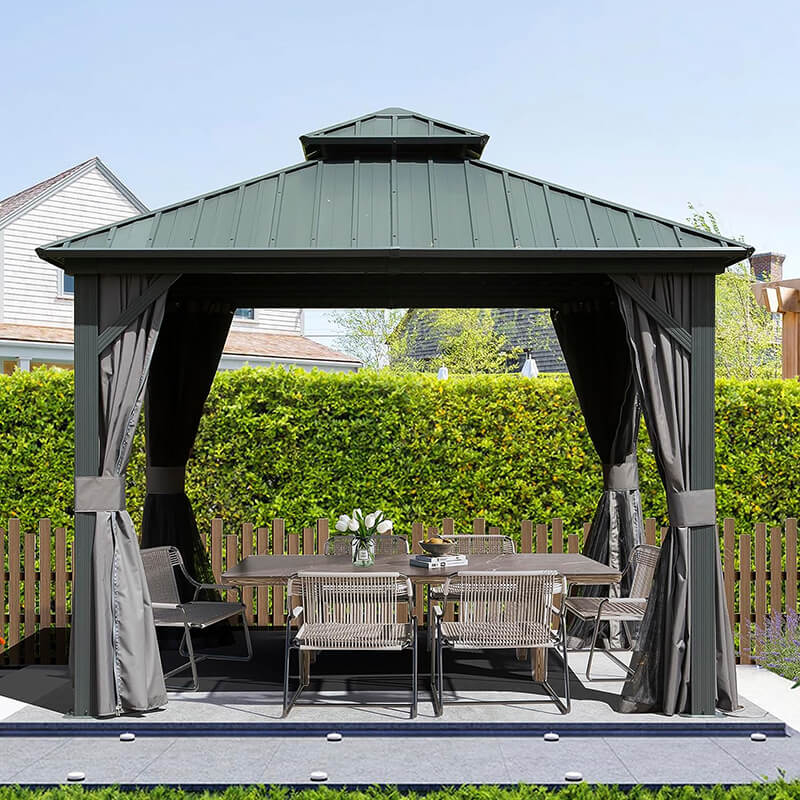 Domi outdoor living Hardtop gazebo#size_10'x10'