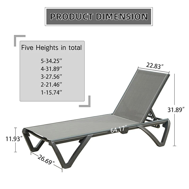 Domi Patio Lounge Chair#color_grey