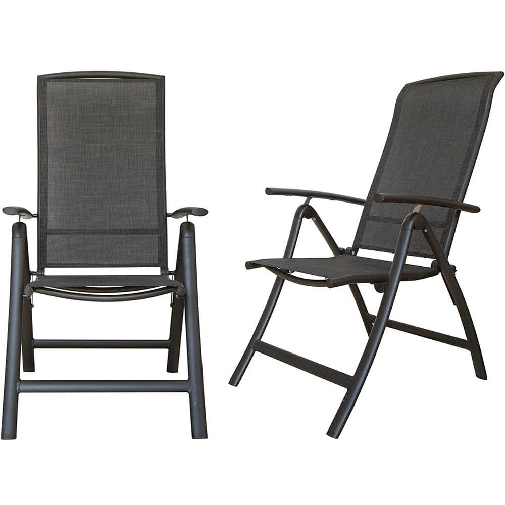 Domi Outdoor Living Folding Patio Chairs Set of 2
