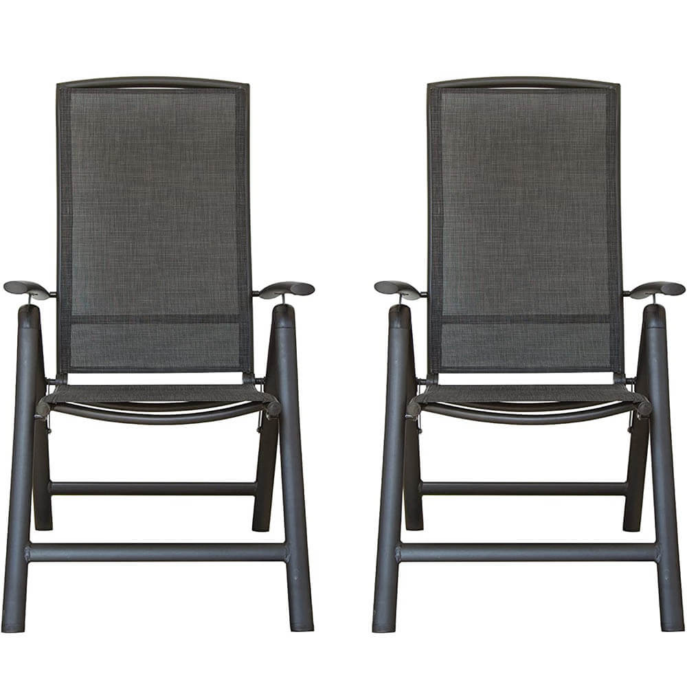 Domi Outdoor Living Folding Patio Chairs Set of 2