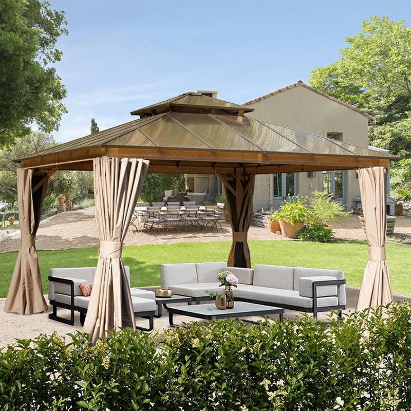 Domi outdoor living hardtop gazebo#size_12'x12'