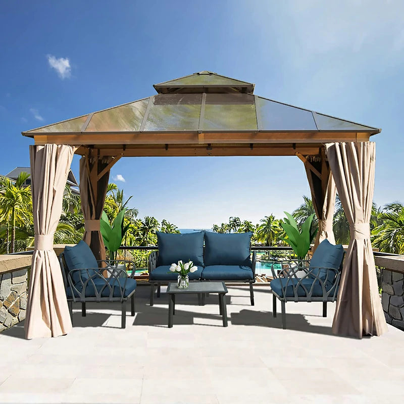 Domi outdoor living hardtop gazebo#size_12'x12'