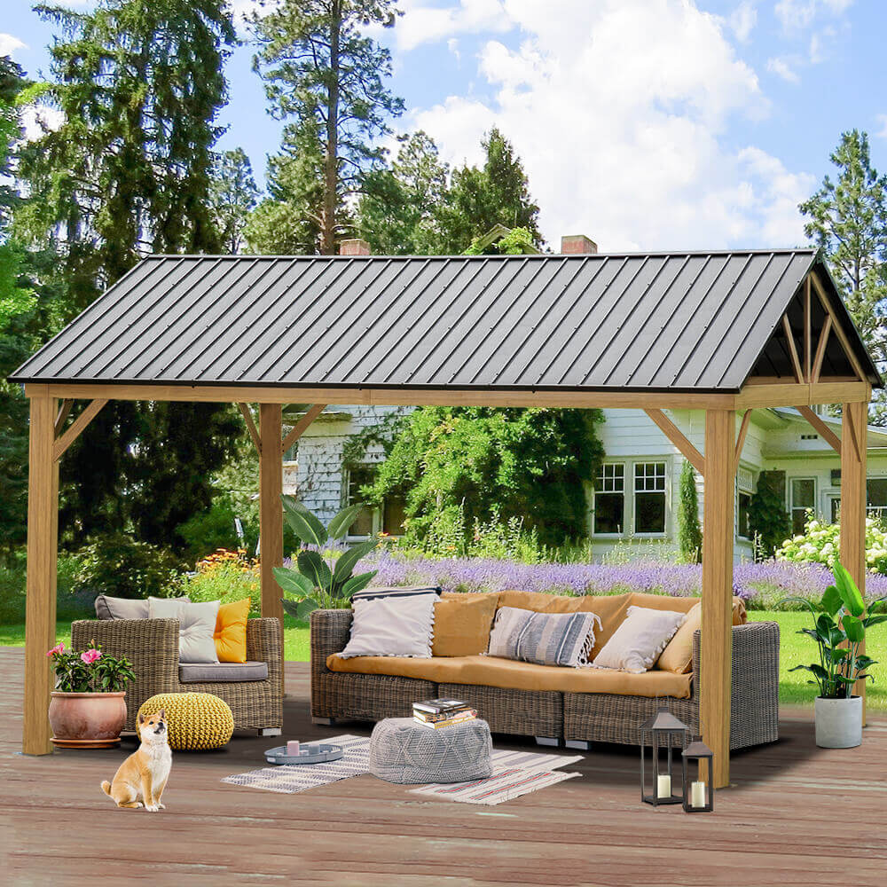 Domi Outdoor Living hardtop gazebo#size_12'x14'